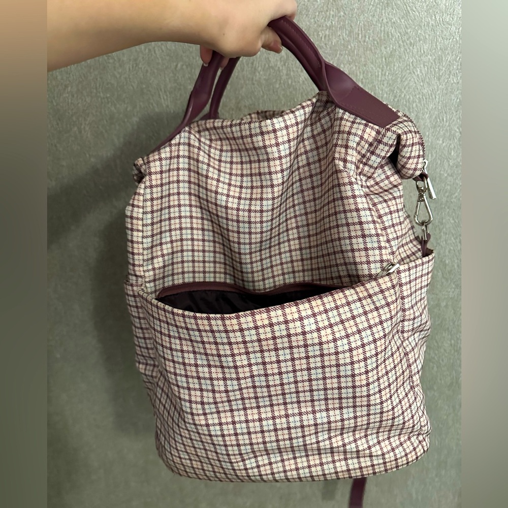 Plaid Backpack